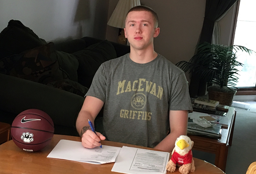 Regina product Jesse Trussler will bring his gritty effort to the MacEwan Griffins' back court this season.