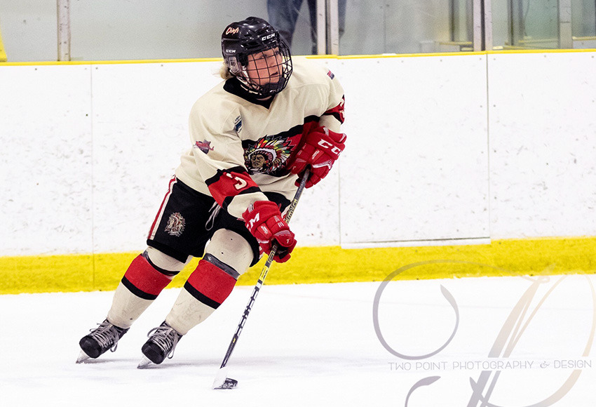 Sydney Hughson had a solid season with the Red Deer Midget AAA Chiefs in 2018-19 and will join the Griffins next fall (Two Point Photography photo).