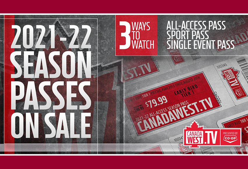 2021-22 Canada West TV passes now on sale for conference's 10th season of live streaming