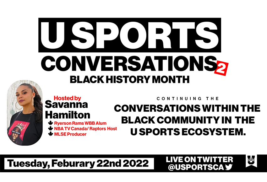 Second Annual U SPORTS Conversations: Live event celebrating Black History Month