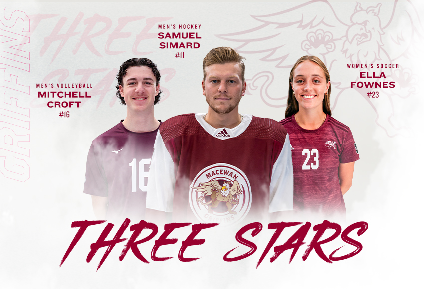 Three Stars: Simard, Croft, Fownes earn honours