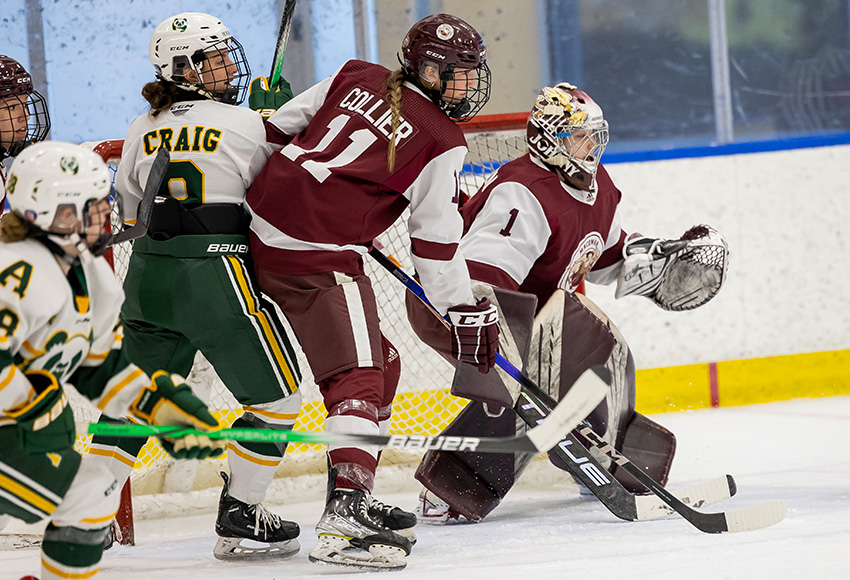 Tess Collier and the Griffins will be looking for results against rival Regina in a pair of home games this weekend (Rebecca Chelmick photo).