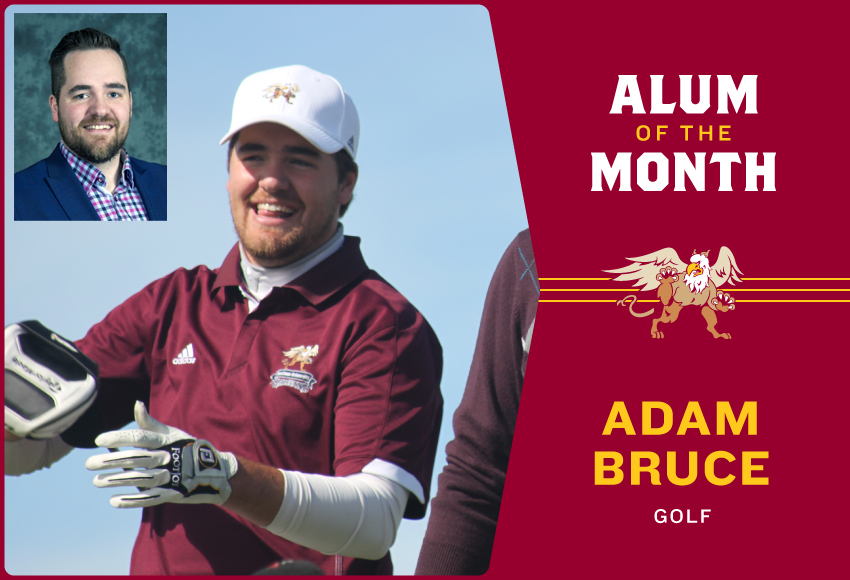 Adam Bruce, the ACAC's male golfer of the year in both 2011 and 2012 seasons, is now a successful associate golf professional at the Glendale Golf and Country Club.