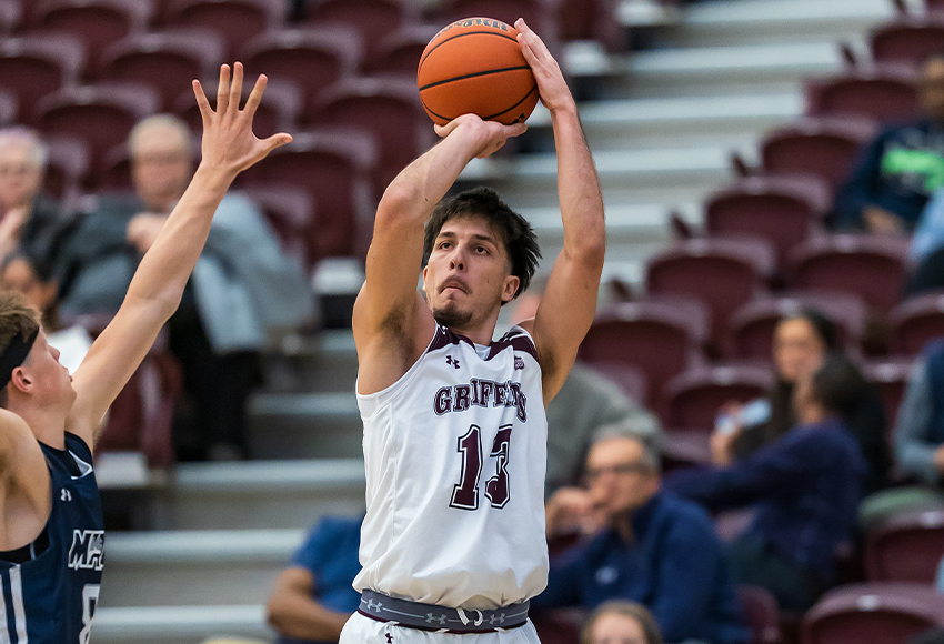 To make the playoffs, Milan Jaksic and the Griffins will need to finish among the top seven teams in the Prairie Division (Robert Antoniuk photo).