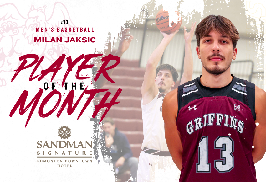 Sandman Player of the Month: Milan Jaksic had double doubles in half of his November games