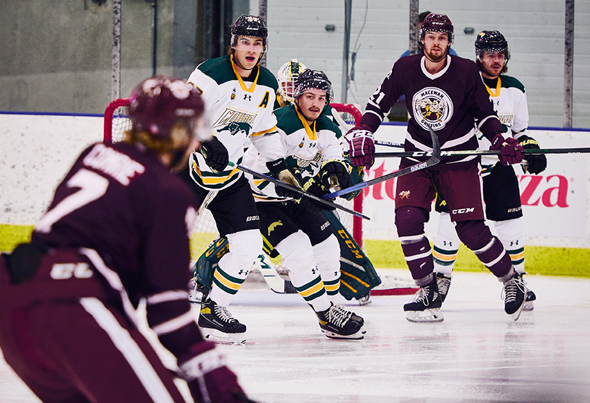 When they visit UBC this weekend, the Griffins are looking to resume the form that had them victorious over Regina on Oct. 16 (U Regina Athletics photo).