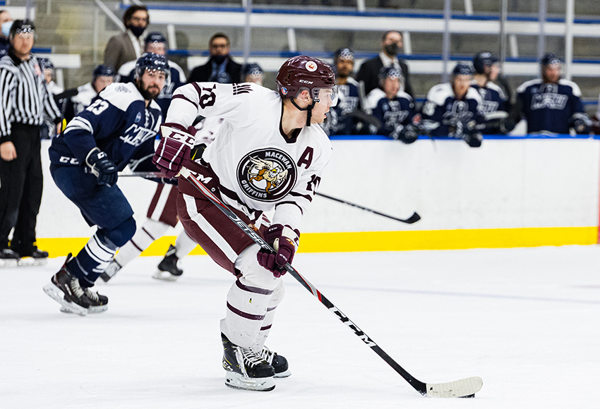 Cam Reagan has signed on to play in the ECHL with Worcester in 2022-23 (Joel Kingston photo).