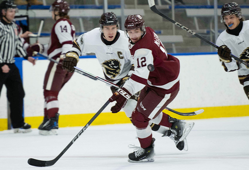 Spencer McLean is the last player remaining on the Griffins' roster from the program's ACAC era (Derek Harback photo).