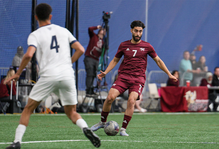 Ricky Yassin and the Griffins have drawn defending Canada West champion Mount Royal University for their home opener on Sept. 7 (Joel Kingston photo).