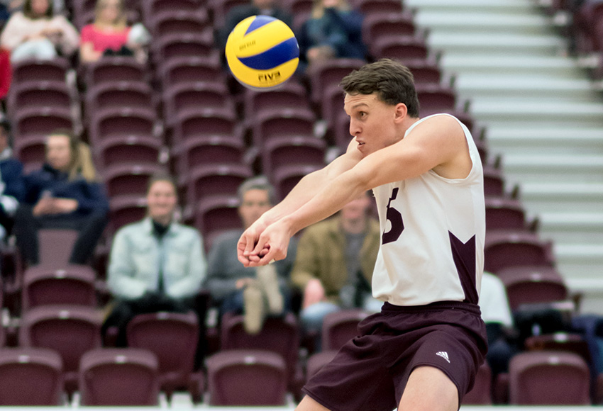 Libero David Morgan is now one of two Aussies on the Griffins as fellow countryman Jefferson Morrow has joined the squad this season (Chris Piggott photo).