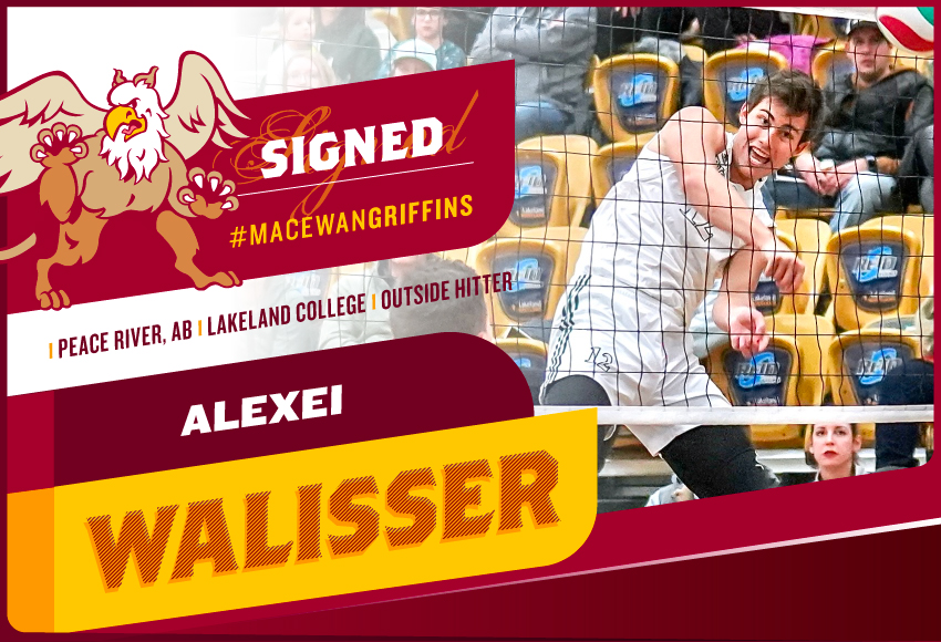 After dominating the ACAC level at Lakeland College in 2018-19, Alexei Walisser redshirted for the Griffins last season, priming him to be an impact player at the outside hitter position for MacEwan (Nicholas David Photography).