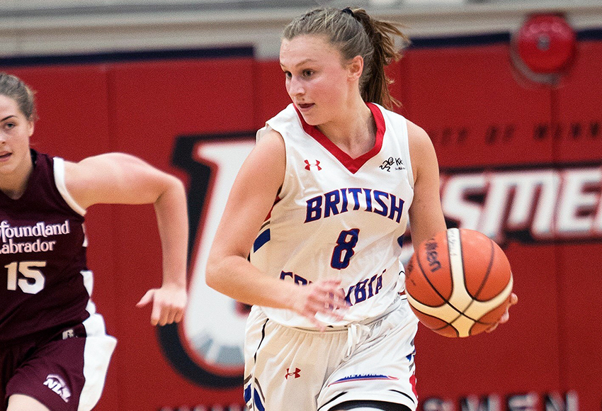 Kelowna point guard Rachel Hare brings four years of experience with the B.C. provincial basketball program (Kevin Bogetti-Smith photo).