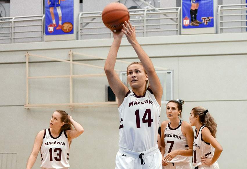 Shannon Majeau led the Griffins with 12 points on a day they struggled to shoot the ball (Dallas Hancox photo).