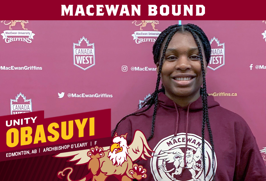 Unity Obasuyi did it all for her Archbishop O'Leary high school team and will have an immediate role at MacEwan.
