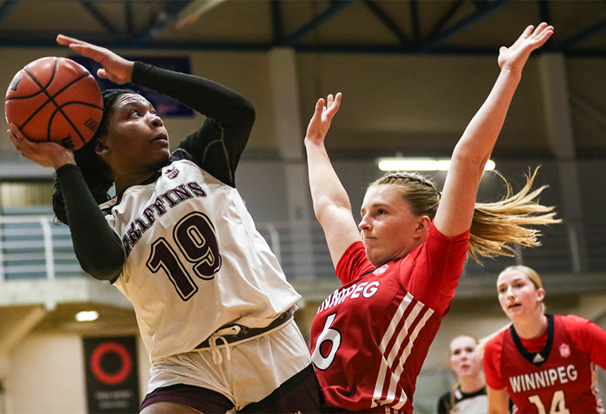 Unity Obasuyi led the Griffins with 22 points (David Larkins photo).