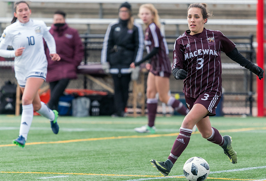 Brittany Costa and the Griffins women's soccer team are headed to Hawaii for Reading Week - marking the fifth-straight year the program has taken a February international exhibition tour (Chris Piggott photo).