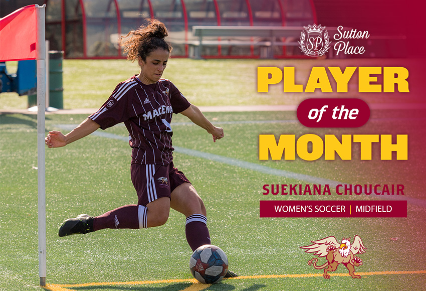 Suekiana Choucair finished her five-year university career in style by breaking program records for most points and assists in a season.