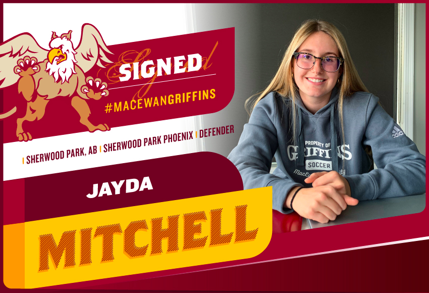 Sherwood Park Phoenix defender Jayda Mitchell will bring her shutdown ability to the Griffins starting in 2021.