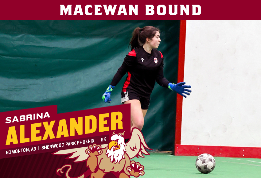 Top prospect Sabrina Alexander adds to Griffins' long-time tradition of elite goalkeeping in the Canada West ranks.