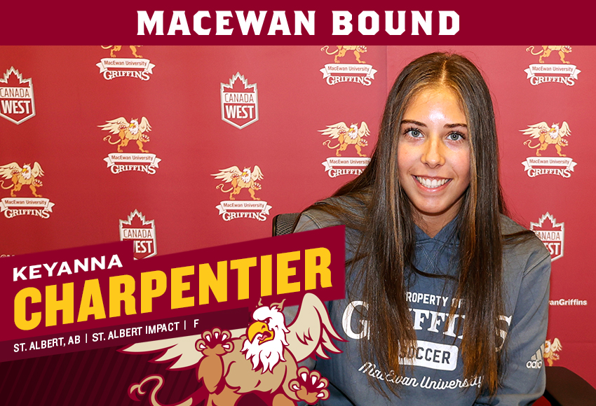 Keyanna Charpentier specializes in passes from the wide area of the pitch and has plenty to offer MacEwan's attacking group.