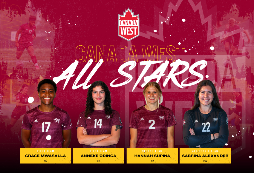 Griffins Mwasalla, Odinga, Supina and Alexander earn Canada West all-star selections