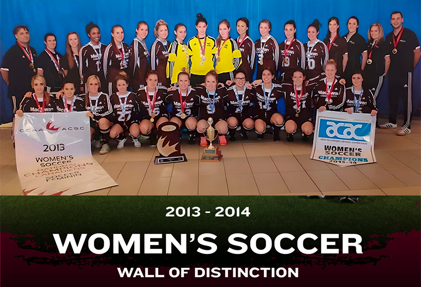 Wall of Distinction: Undefeated CCAA national championship 2013 WSOC team still has a special bond