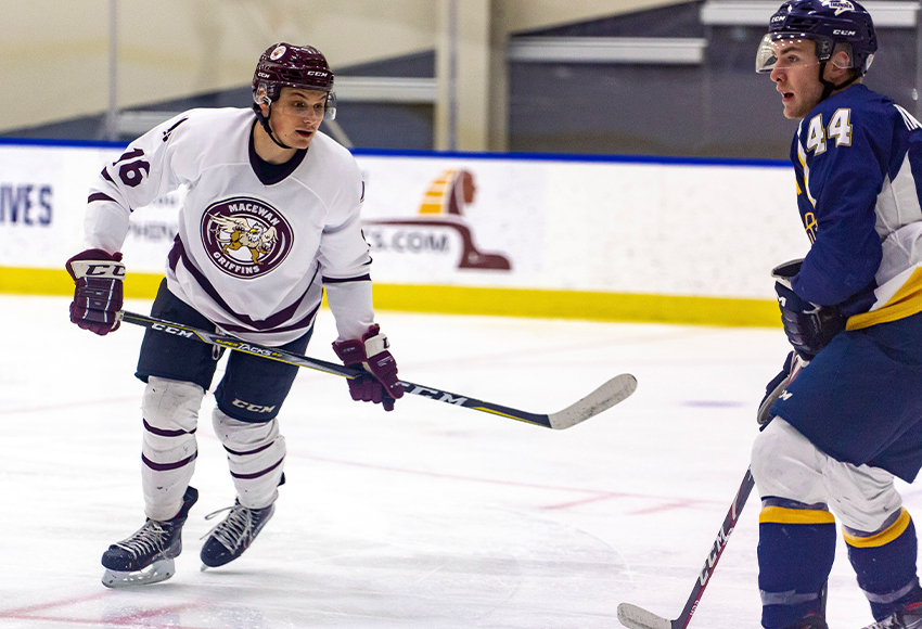 Colin Schmidt had a six-point weekend against the Concordia Thunder (Joel Kingston photo).