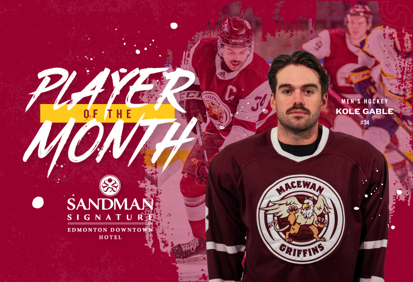 Sandman Player of the Month: Gable came up clutch, scoring five goals in four huge February games